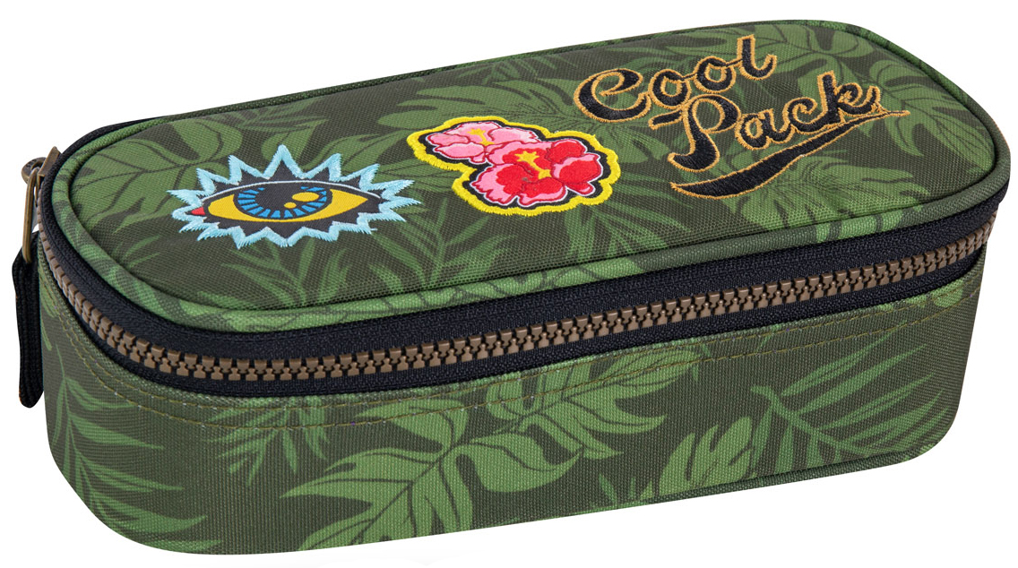 Penar școlar eliptic Cool Pack Campus - Badges G Green