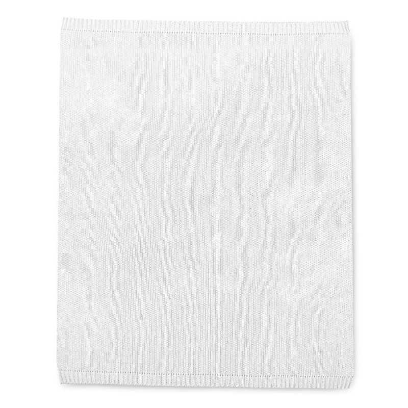 Pătură tricotată Baby Matex Tully Knitted Blanket - Alb
