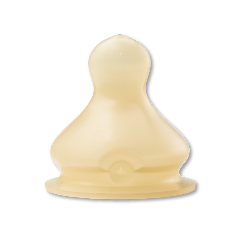 Tetină de hrănire din latex Baby Nova - mărimea 2, 2 bucăți