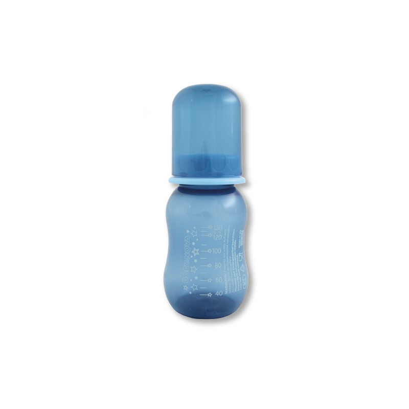 Baby Nova Sticlă de plastic  130 ml.  Albastru