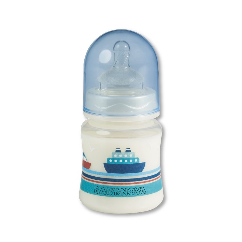 Biberon Baby Nova PP - albastru, 150 ml