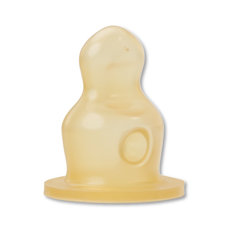 Tetină standard din latex pentru lapte Baby Nova - 2 buc, mărimea 2
