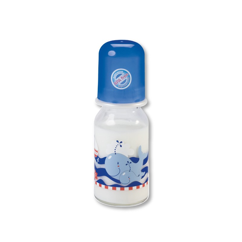 Biberon standard Baby Nova - 125 ml floare