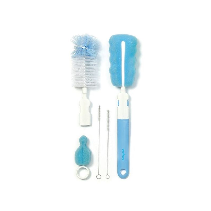 Babyono Set de perii pentru biberon și suzete - albastru