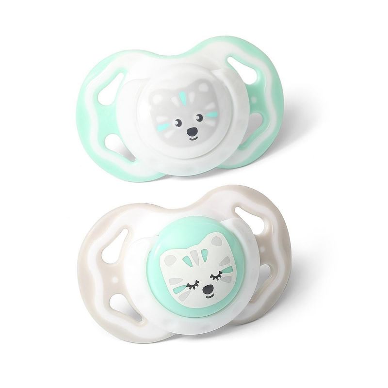 Babyono Suzetă din silicon - 3-6 luni, 1224/01, 2 bucăți