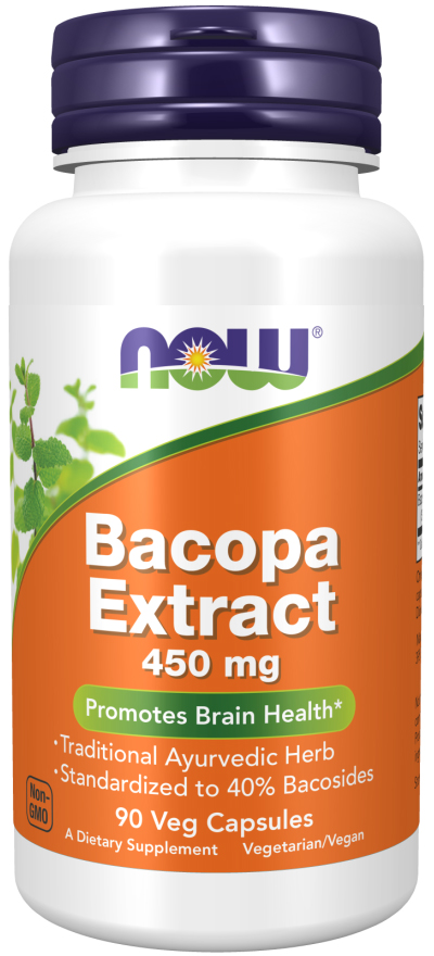 Bacopa Extract, 450 mg, 90 capsule, Now