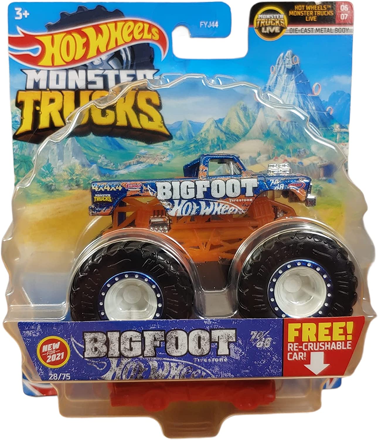 Hot wheels big monster truck sales