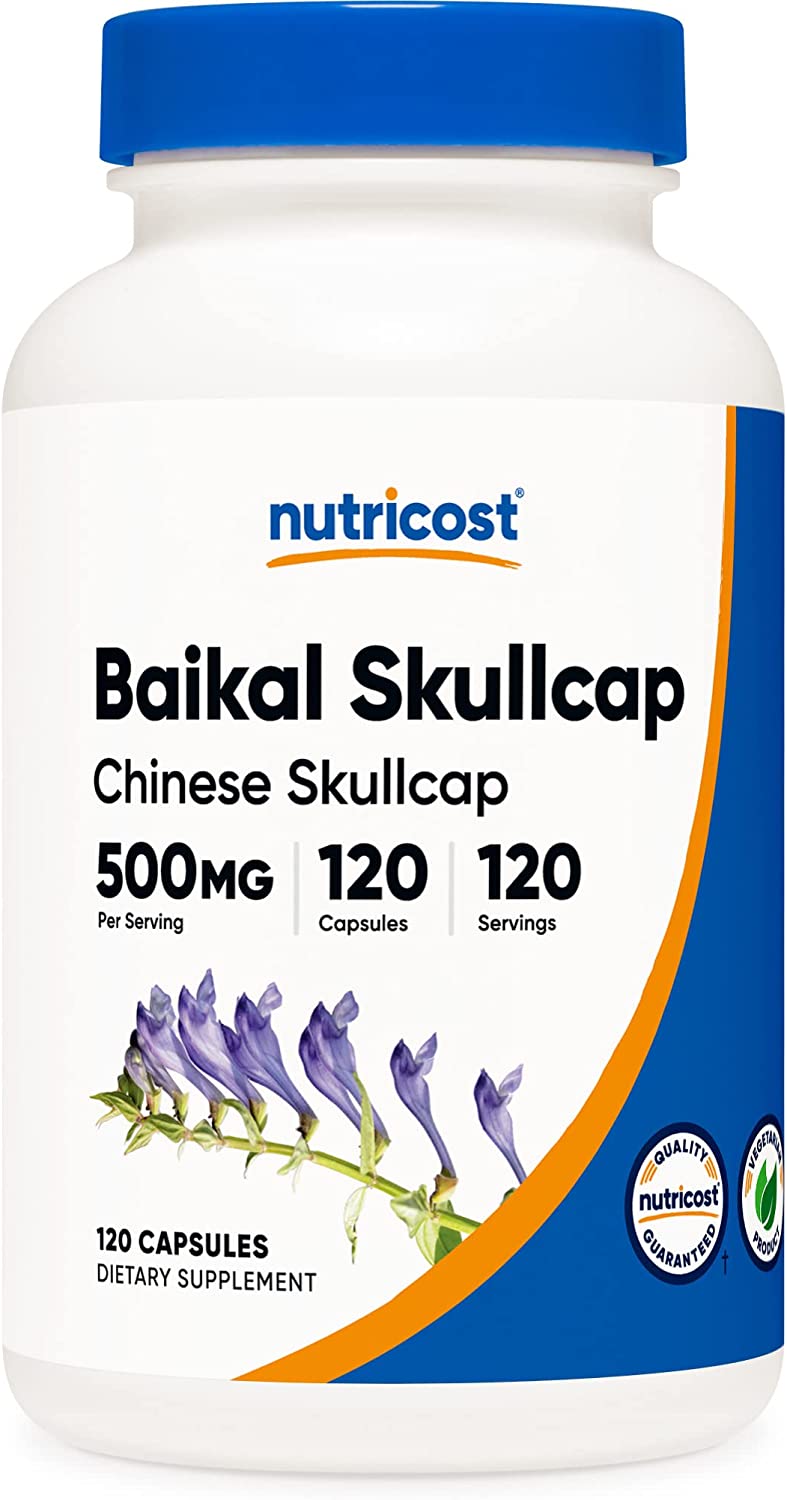 Baikal Skullcap, 500 mg, 120 capsule, Nutricost