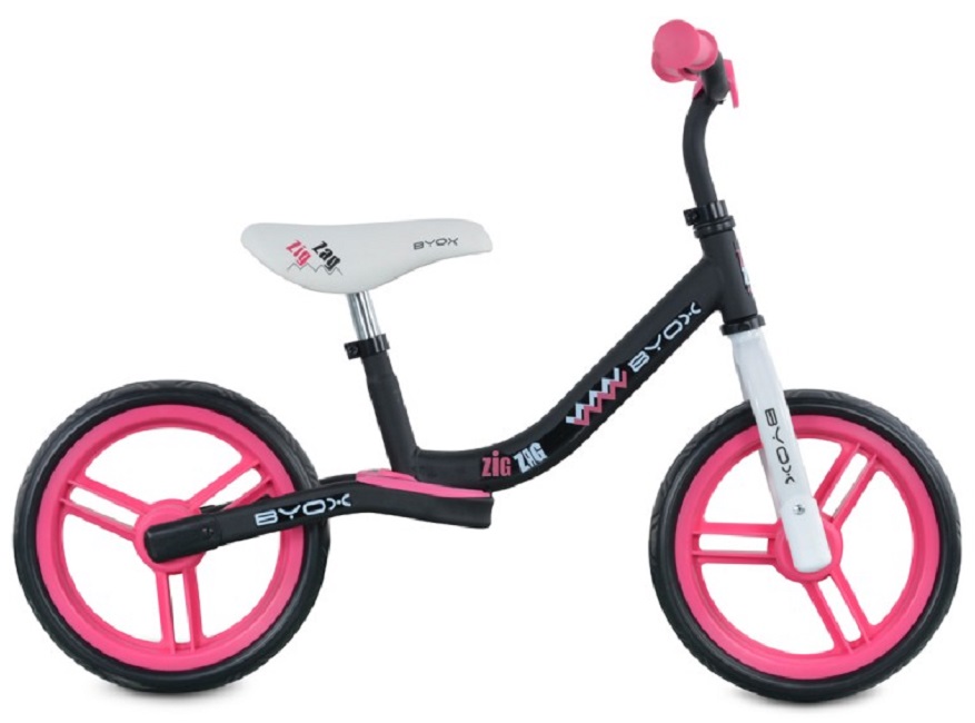 Bicicletă de echilibru Byox - Zig Zag, roz