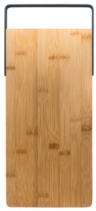 Placă de bambus Nerthus - Pentru tăiat și servit, 38 x 18.5 cm
