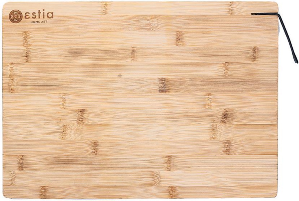 Placă de tăiat din bambus Estia – Bamboo Essentials, 39 x 28 cm