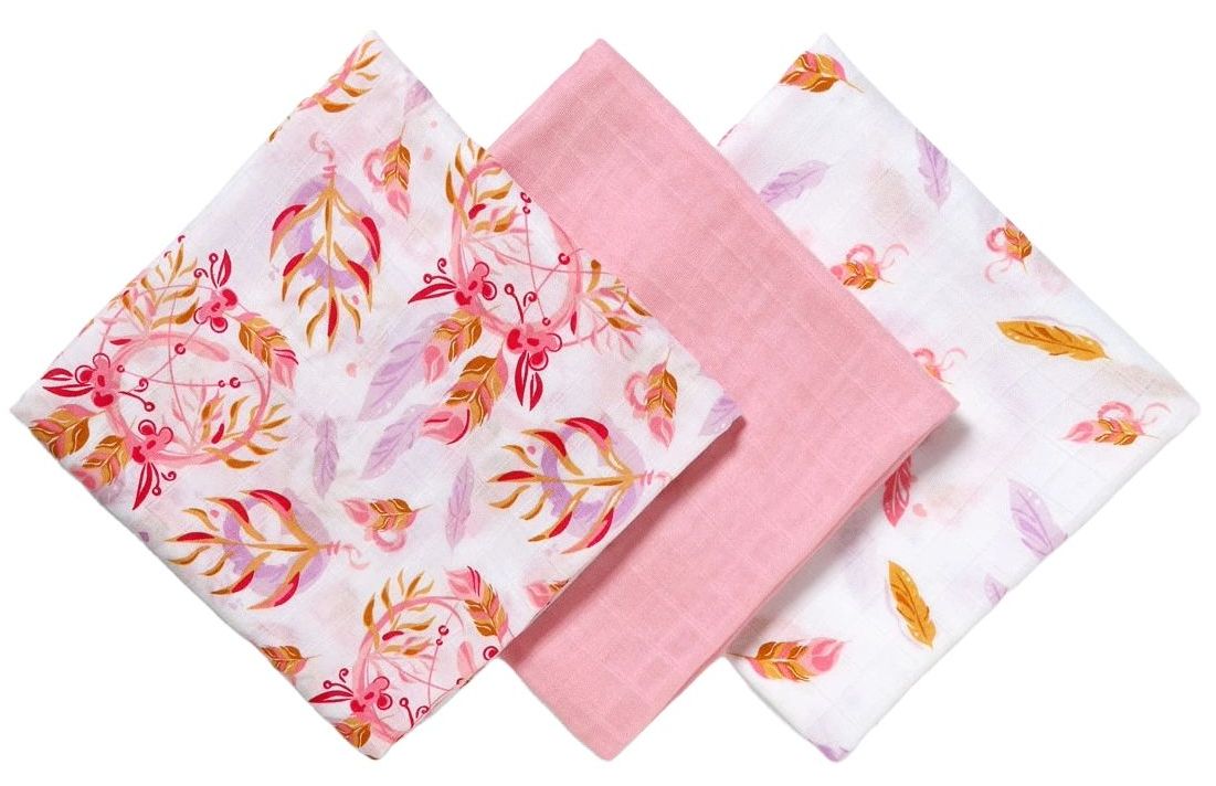 Scutece pentru copii din bambus Babyono - 397/07, 70 x 70 cm, 3 bucăți