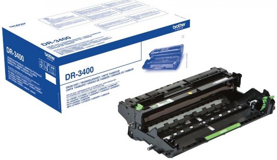 Casetă cu tambur  Brother - DR-3400, pentru HL-L6400DW, Black