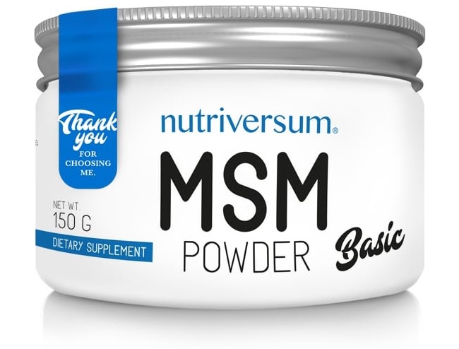 Basic MSM Powder, fără gust, 150 g, Nutriversum