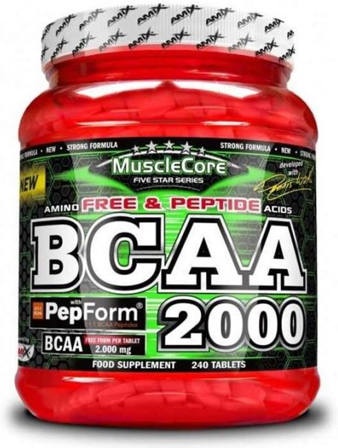 BCAA 2000, 240 tablete, Amix