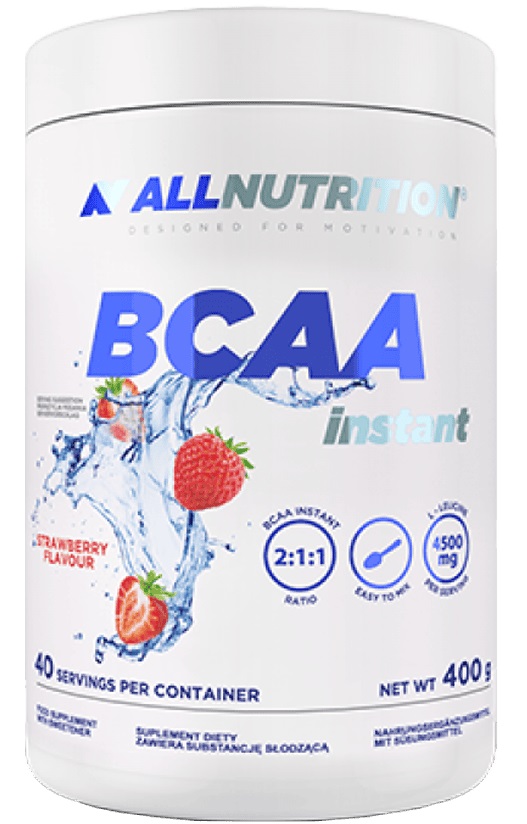 BCAA Instant, căpșună, 400 g, AllNutrition