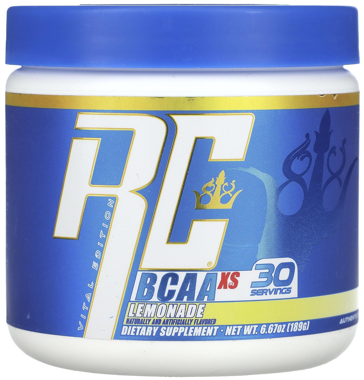 BCAA Powder XS, limonadă, 189 g, Ronnie Coleman