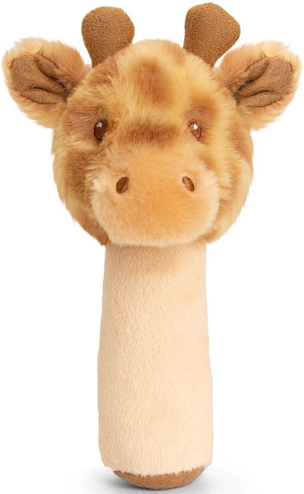 Zornaitoare pentru bebelusi Keel Toys Keeleco - Girafa, stick, 14 cm