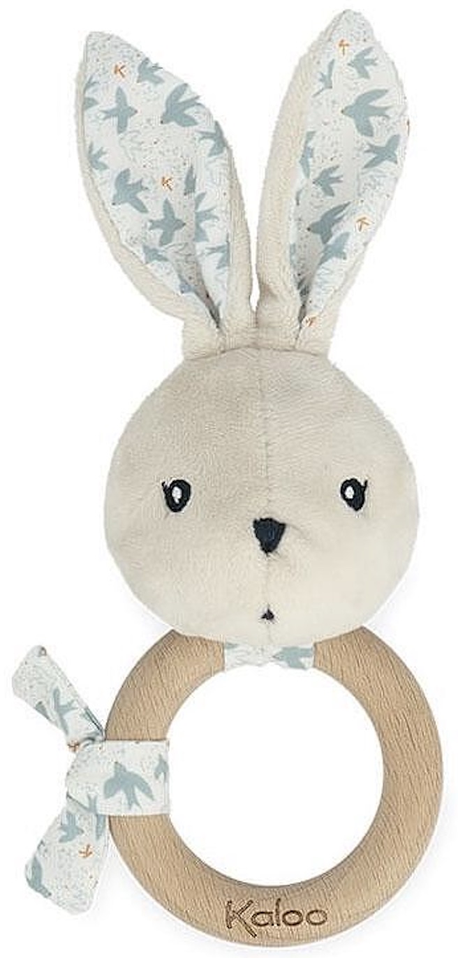 Zornăitoare pentru bebeluși cu inel Kaloo Dove - Bunny