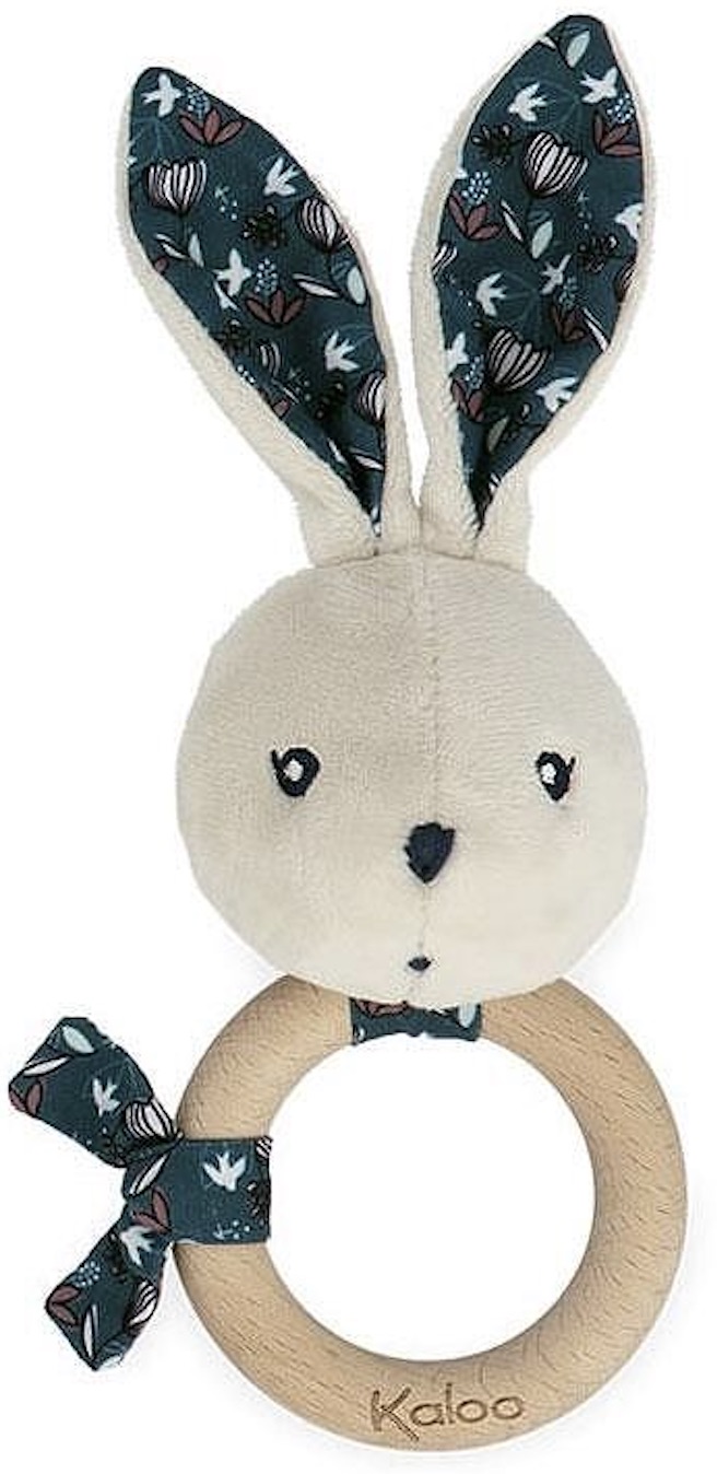 Zornăitoare pentru bebeluși cu inel Kaloo - Bunny Nature