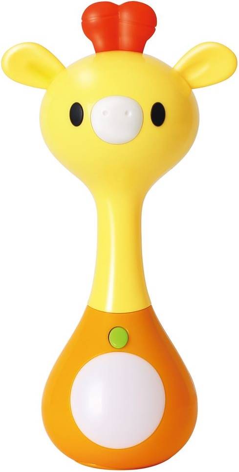 Jucărie zornăitoare cu lumini și sunete Hola Toys - Girafă
