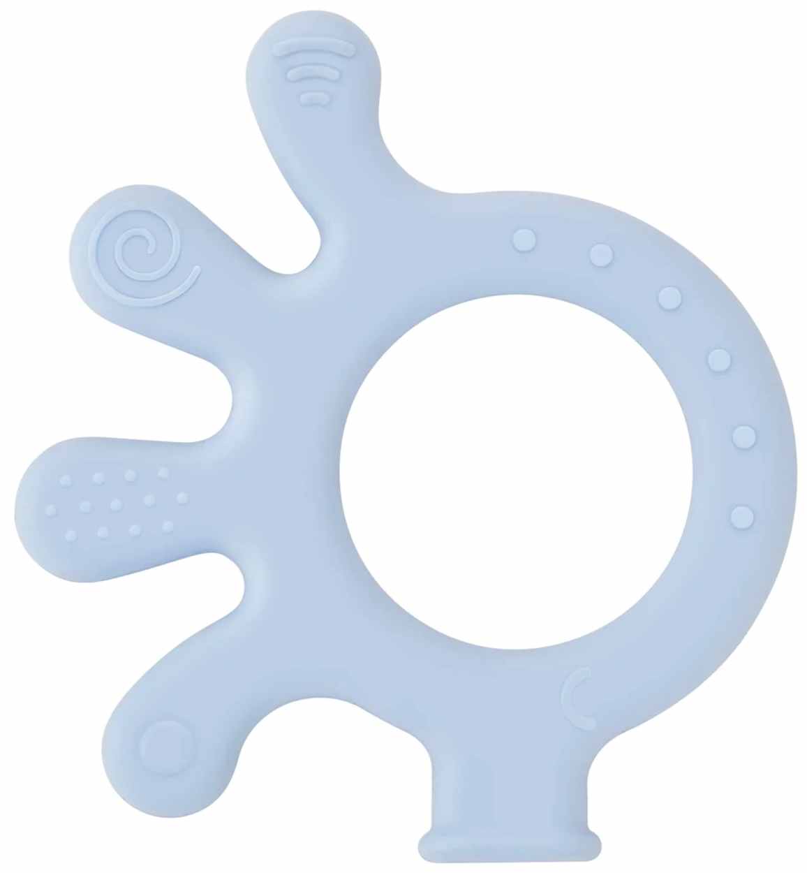 Jucărie de dentiție pentru bebeluși  BabyJem - Octupus, Blue