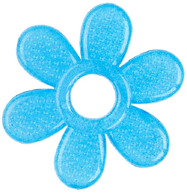 Jucărie de dentiție pentru bebeluși Vaboono - Daisy, albastru