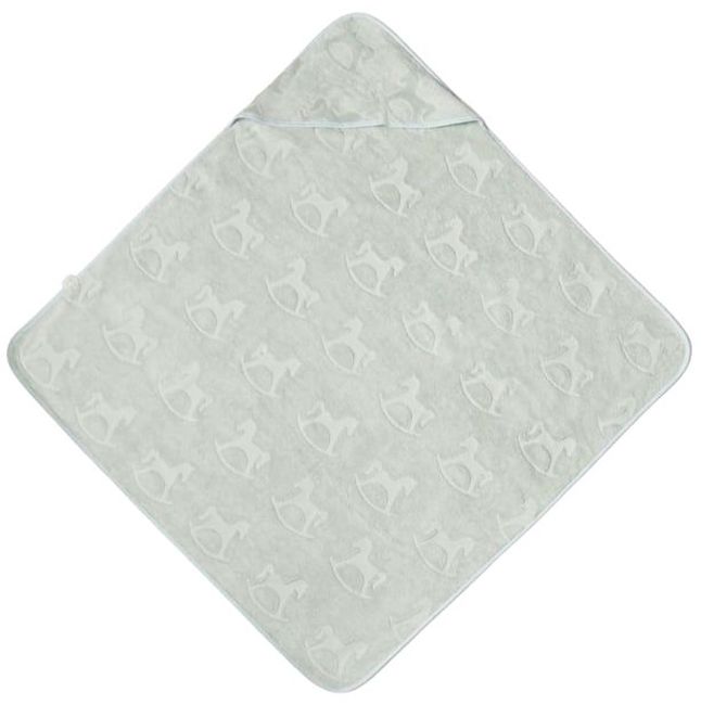 Prosop pentru bebeluși cu glugă La Reina - Vivia, 100 х 100 cm, verde