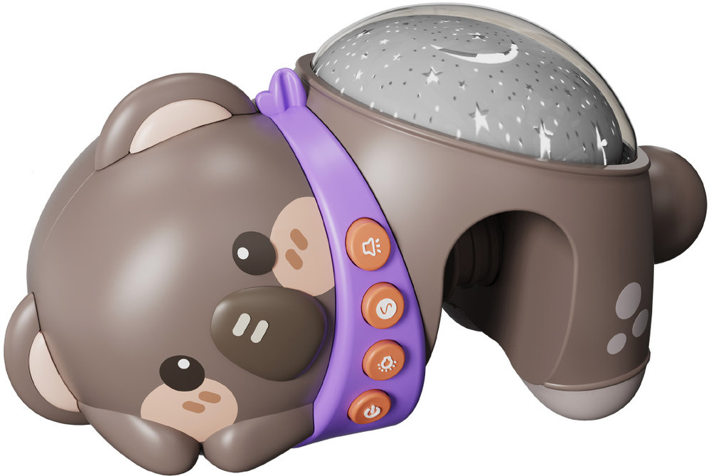Jucărie pentru bebeluși Chipolino - Koala, proiector și lumină de noapte
