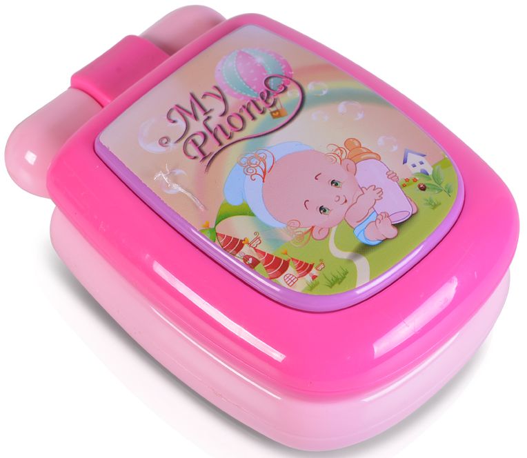 Jucarie pentru copii Moni Toys - Telefon cu capac, roz