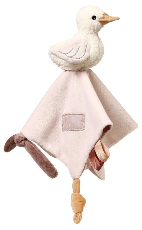 Jucărie moale pentru îmbrățișat BabyOno - Goose Zoe, 25 x 25 cm
