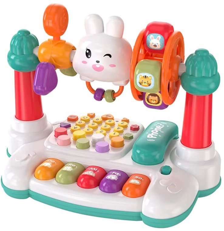 Jucărie interactivă pentru bebeluși Raya Toys - Telefon și pian