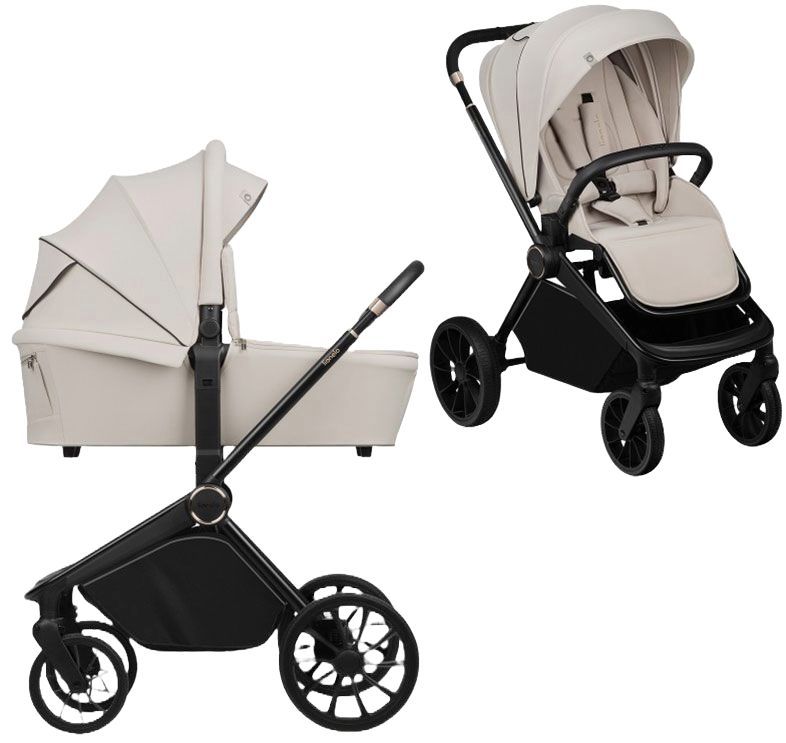 Cărucior pentru bebeluși 2 în 1 Lionelo - Mika plus, Beige Sand