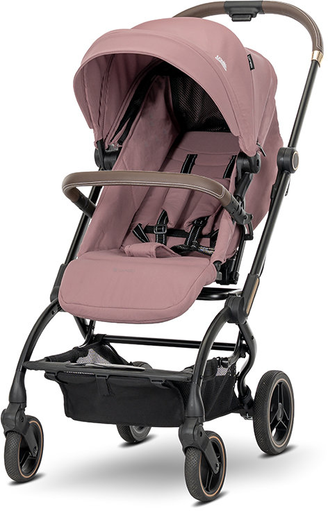 Cărucior pentru bebeluși cu rotație Lorelli Premium - Makaya, Pink