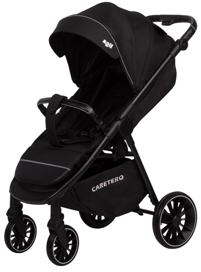 Cărucior de vară pentru bebeluși Caretero - Agil, negru