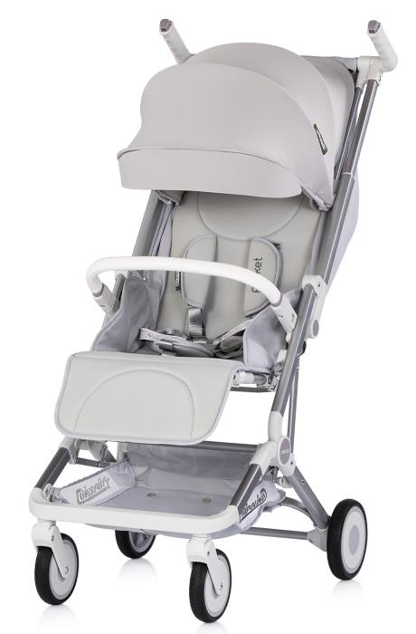 Cărucior de vară pentru bebeluși Chipolino - Pocket, platină