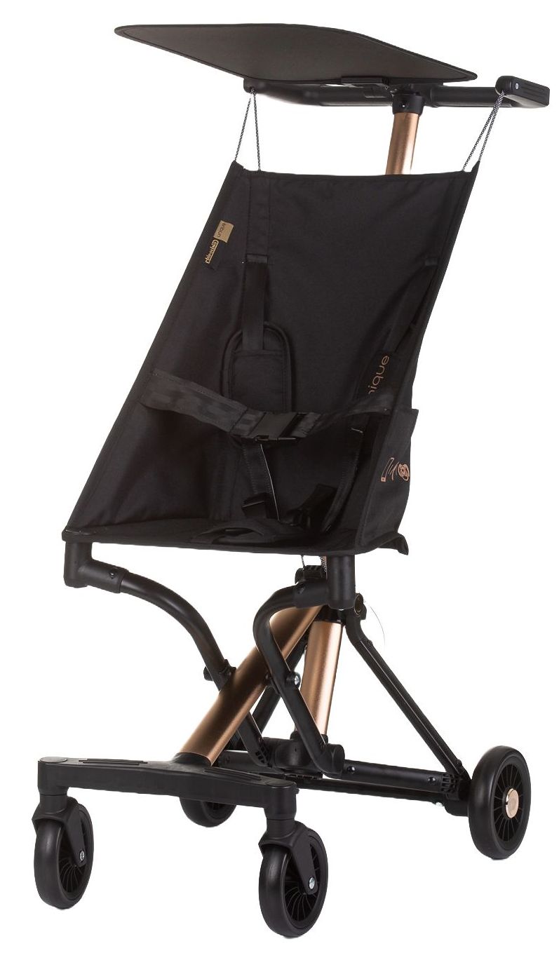 Carucior de vara pentru copii  Chipolino - Unique, negru