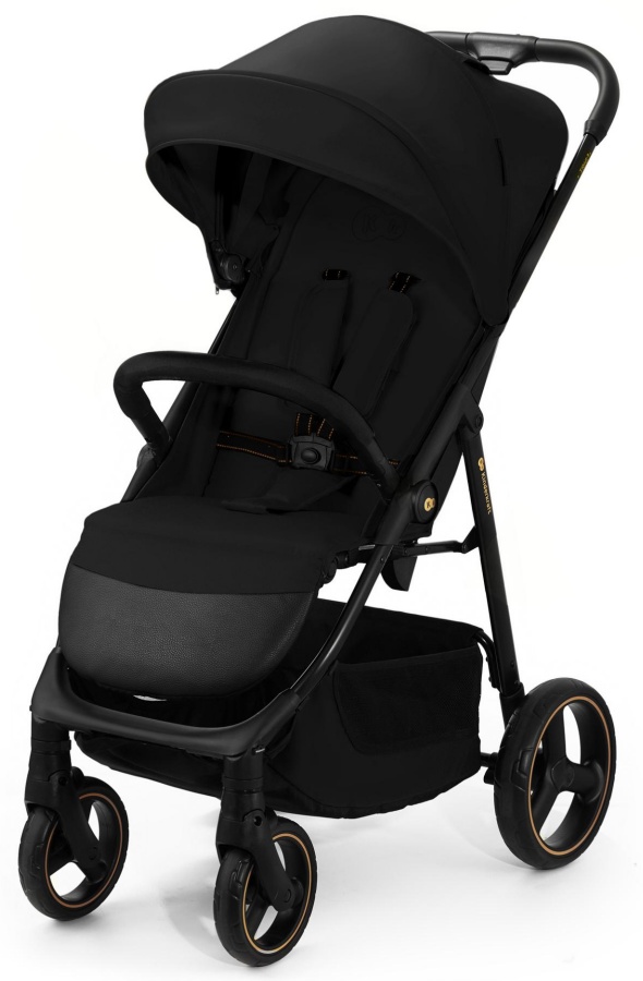 Cărucior de vară pentru bebeluși KinderKraft - Trig 3, Onyx Black