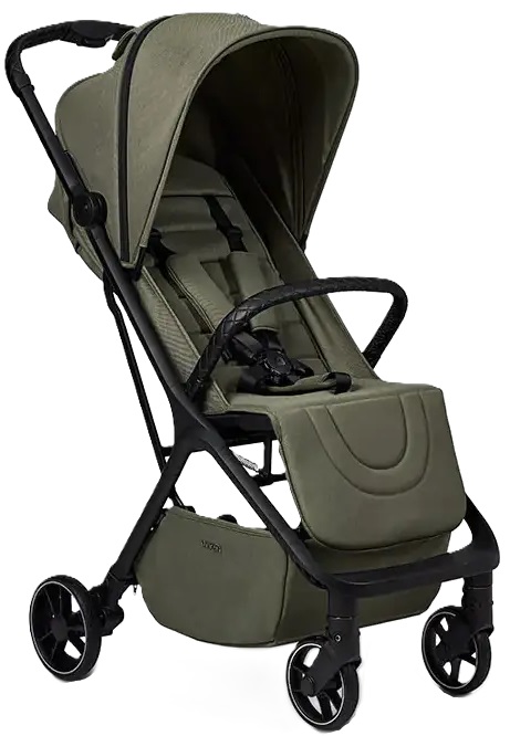 Cărucior de vară pentru bebeluși Moon - Zoe, Moss Green Melange