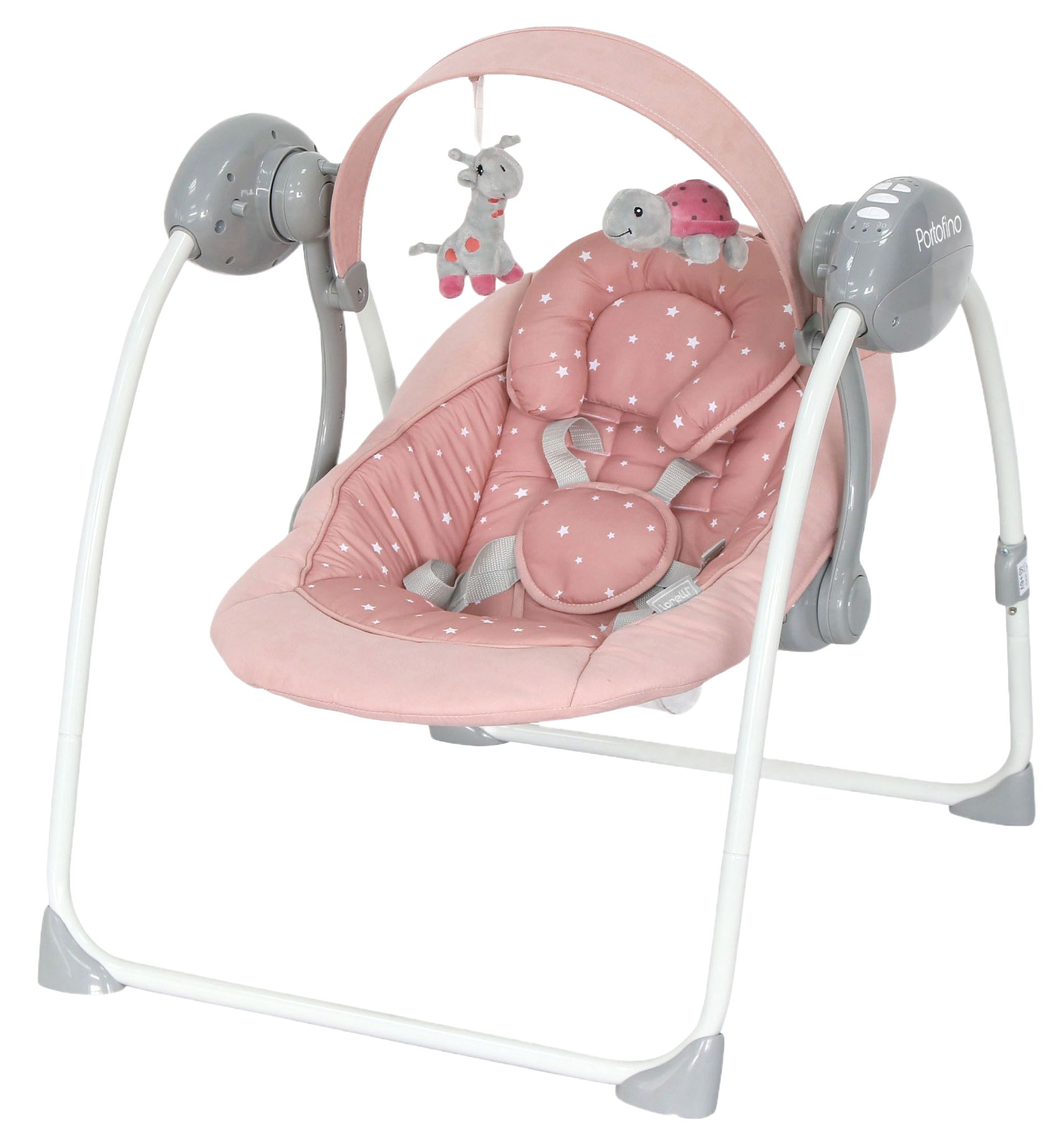 Leagăn pentru bebeluși Lorelli - Portofino, Peach Beige Stars