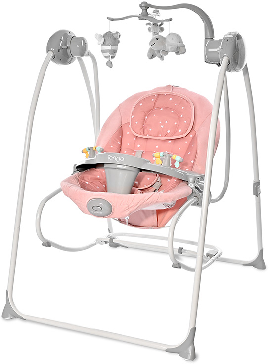 Balansoar pentru bebelusi  Lorelli - Tango, Peach Beige Stars
