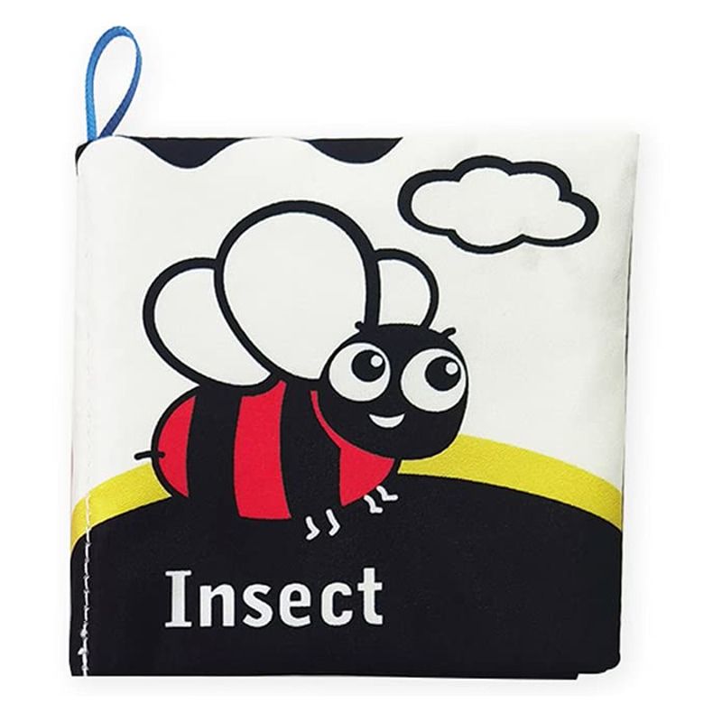 Carte moale pentru bebeluși Raya Toys - Insecte