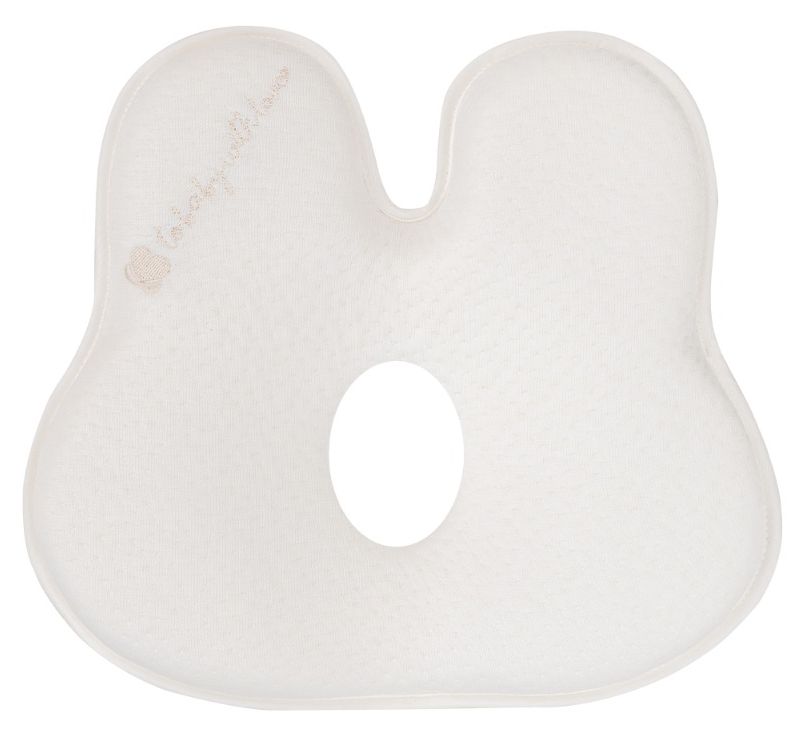 KikkaBoo - Iepuraș Airknit Baby Memory Ergonomic Pillow, alb
