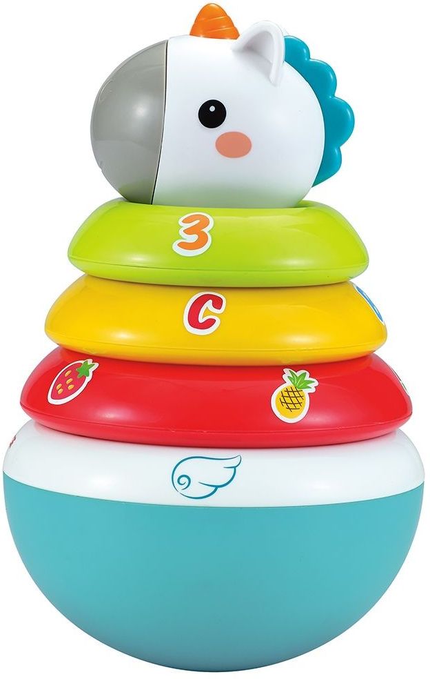 Turn cu cercuri pentru copii Hola Toys - Unicorn