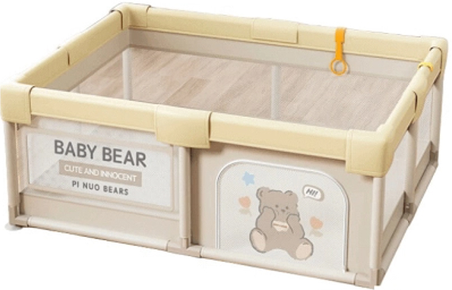 Gard pentru bebeluși Sonne - Cody cu fermoar, covor si bile, 180 х 200 х 65 cm