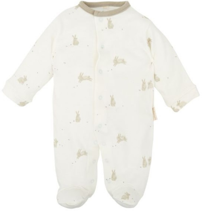 Pijamale pentru bebeluși Bimbidreams - Bunny, 1-3 luni, Green Moss
