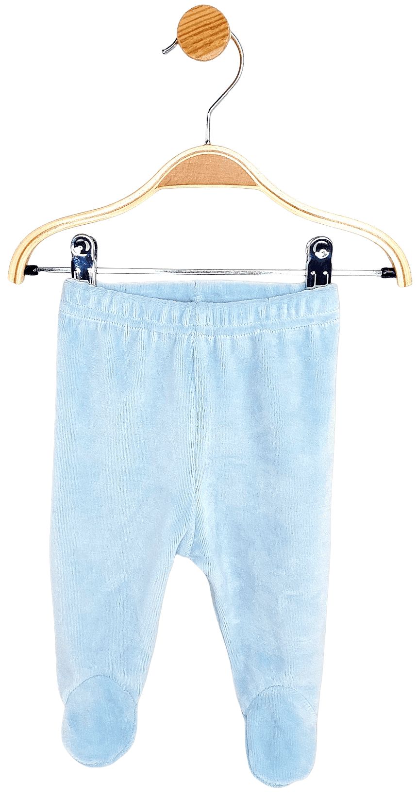 Pantalonași din pluș pentru bebeluși Rainy - Albastru, 48 cm, 0 luni
