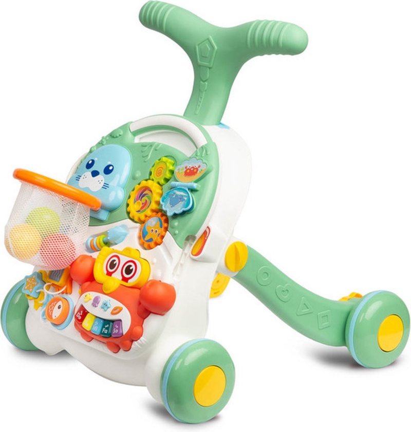 Premergător pentru bebeluși  2 в 1 Caretero Toyz - Spark, Green