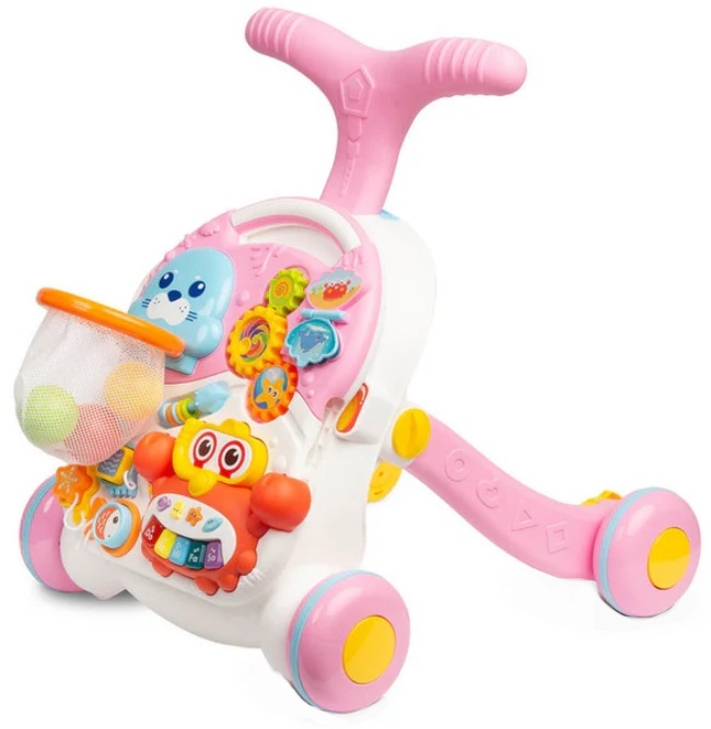 Premergător pentru copii 2 în 1 Caretero Toyz - Spark, Pink