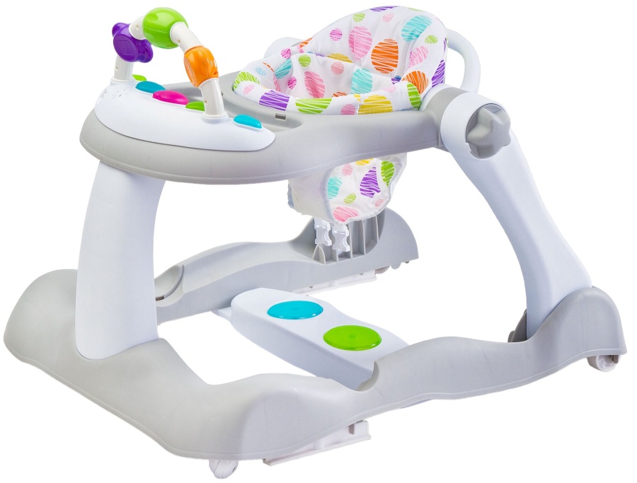 Premergător pentru bebeluși  3 в 1 Caretero Toyz - Bounce, gri